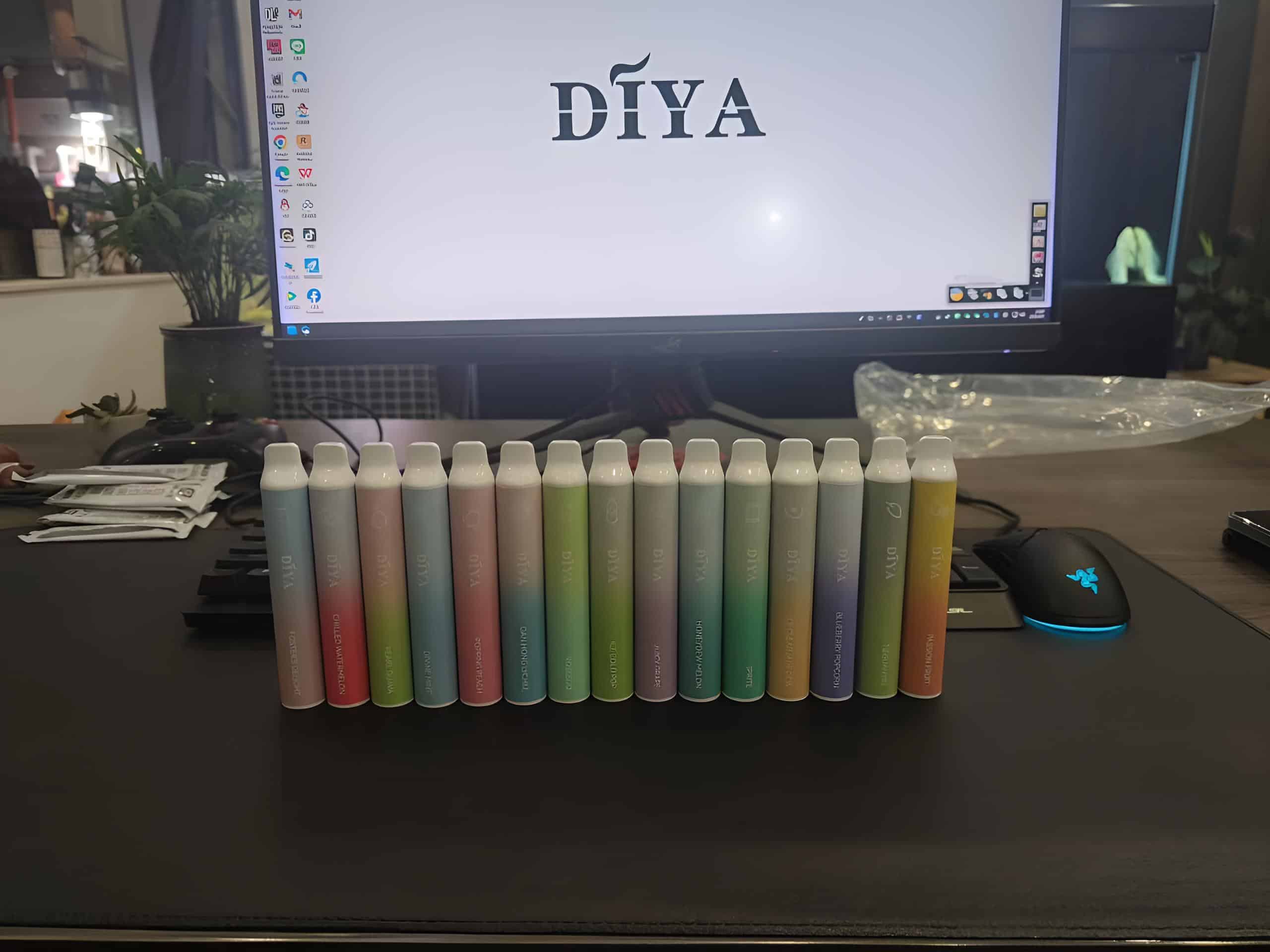 新款上市 Diya 7500 Puffs 拋棄式電子煙 叮啞一次性煙桿 711到付 - 图片 8