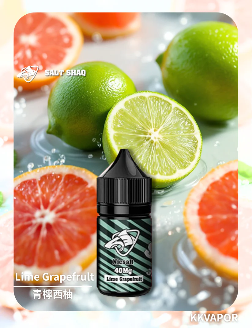 SALT SHAQ 鯊克彩鯊電子煙油 30ML 40MG | 買5送1免運 | 正品專營 - 图片 30