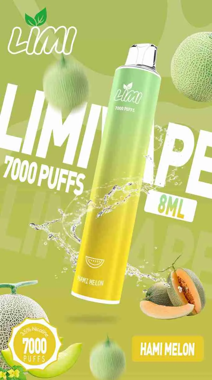 LIMI 7000 PUFFS 一次性拋棄式電子煙 - 可充電設計,台灣現貨,支持711到付 - 图片 6