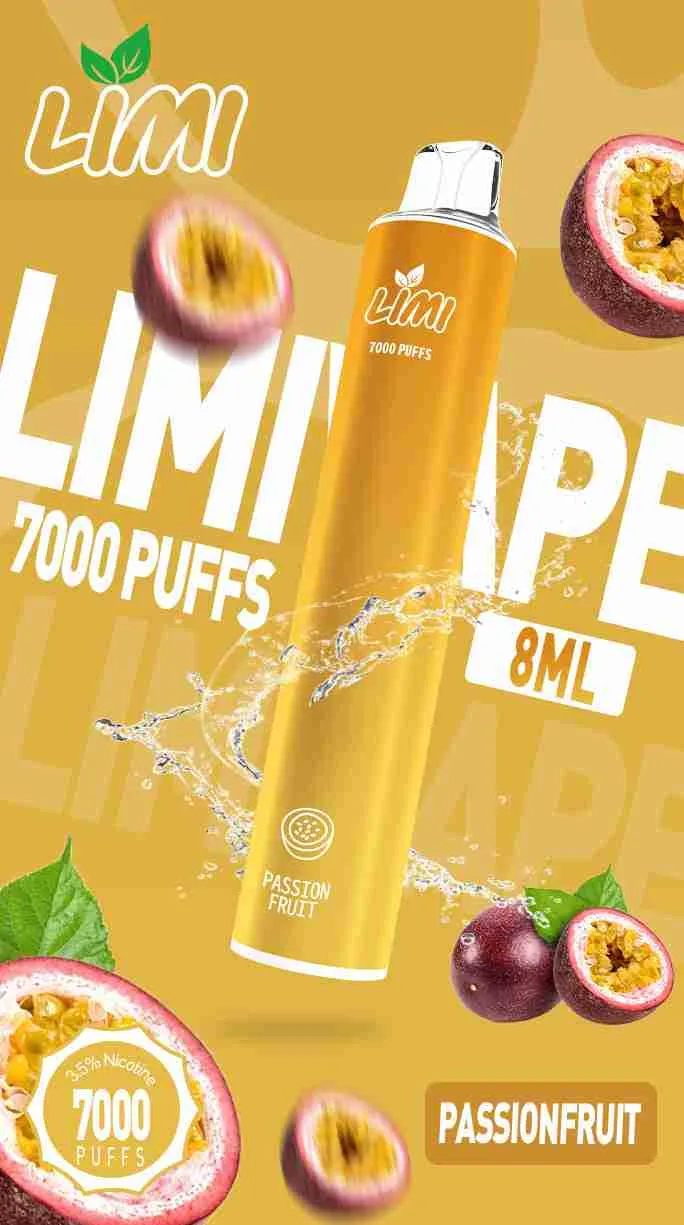 LIMI 7000 PUFFS 一次性拋棄式電子煙 - 可充電設計,台灣現貨,支持711到付 - 图片 3
