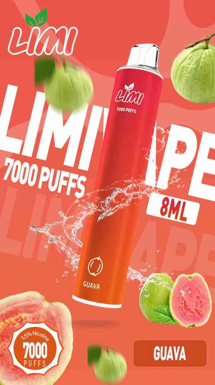 LIMI 7000 PUFFS 一次性拋棄式電子煙 - 可充電設計,台灣現貨,支持711到付 - 图片 2