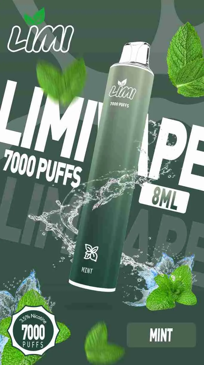 LIMI 7000 PUFFS 一次性拋棄式電子煙 - 可充電設計,台灣現貨,支持711到付 - 图片 4