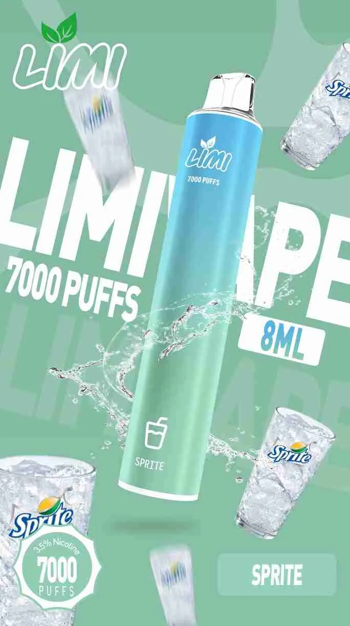 LIMI 7000 PUFFS 一次性拋棄式電子煙 - 可充電設計,台灣現貨,支持711到付 - 图片 14